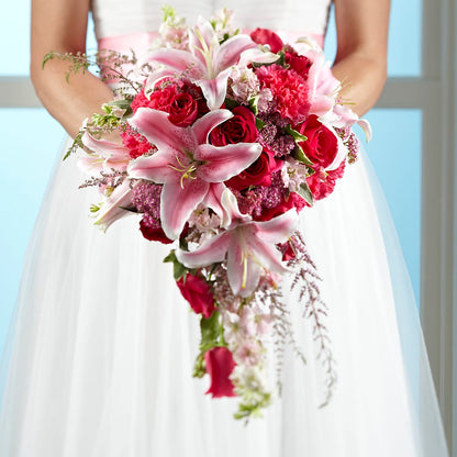 Lily & Rose Bouquet –  Gladrich Florist Shoppe, Punta Gorda FL