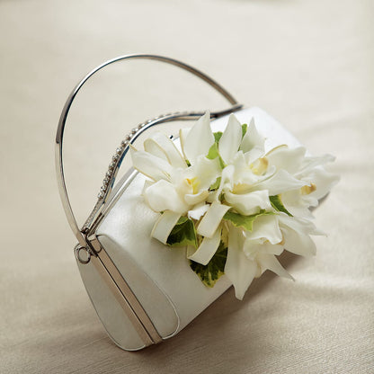 White Purse Decor –  Gladrich Florist Shoppe, Punta Gorda FL